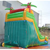 Image of ﻿18'H Dual Lane Palm Tree Slide Wet And Dry by MoonWalk USA SKU# W-026B