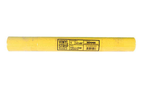 Moose Supply Yellow Marble Vinyl Strip 12" x 60"