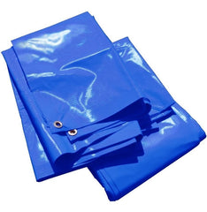 10' x 12' Heavy Duty Waterproof PVC Vinyl Tarp - Blue