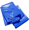 Image of 10' x 12' Heavy Duty Waterproof PVC Vinyl Tarp - Blue
