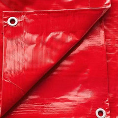 10' x 20' Heavy Duty Waterproof PVC Vinyl Tarp - Red