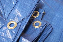 10' x 20' Blue & Silver Multi-Purpose Water Resistant Poly Tarp Cover