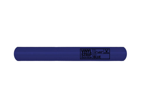 Moose Supply Solid Blue Vinyl Strip 12" x 60"