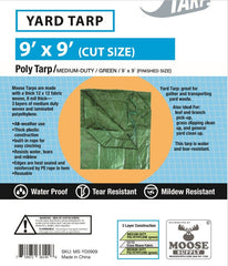 9' x 9' Green Yard Tarp