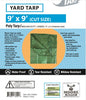 Image of 9' x 9' Green Yard Tarp