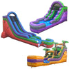 Image of Multisize Slide Trio - Commercial Inflatable Water Slide with Blower, Trio 12', 15' and 18'