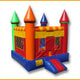 Multicolor Inflatable Castle Bouncer by Ultimate Jumpers