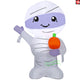 3.5' Gemmy Airblown Inflatable Halloween Mummy w/ Pumpkin