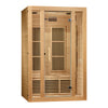 Image of Maxxus "Seattle" 2 person Low EMF FAR Infrared Sauna Canadian Hemlock by Dynamic Saunas Direct