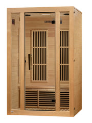 Maxxus Seattle 2-Person Low EMF (Under 8MG) FAR Infrared Sauna (Canadian Hemlock) by Dynamic Saunas Direct