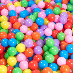 Mybouncehouseforsale.com Inflatable Bouncer Accessories Pack of 100 Phthalate Free BPA Free Plastic Pit Balls 781880286905 PITBALL 100 Phthalate BPA Free Pit Balls 6 Colors Storage Mesh Bag with Zipper