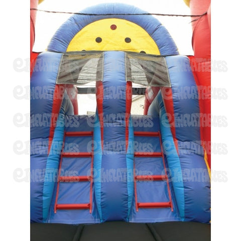 18'H Modular Double Dip with Pool by eInflatables