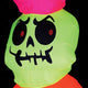 8' Gemmy Airblown Inflatable Halloween NEON Pumpkin Stack