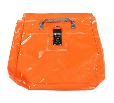 Orange Commercial Vinyl Sandbags for Inflatables, 2 Pack