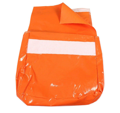 Orange Commercial Vinyl Sandbags for Inflatables, 2 Pack