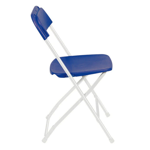 Blue Plastic Folding Chairs