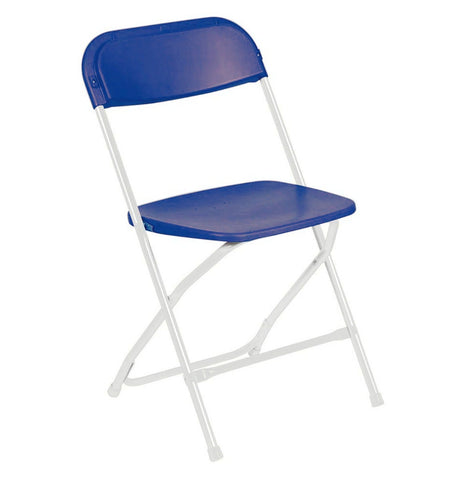 Blue Plastic Folding Chairs