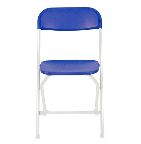Blue Plastic Folding Chairs