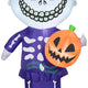 4' Gemmy Airblown Nightmare Before Christmas Barrel w/ Mask and Jack O' Lantern
