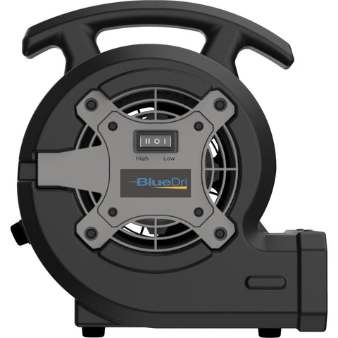 BlueDri VP-15 ⅛ HP Compact Residential Air Mover & Blower Fan: black