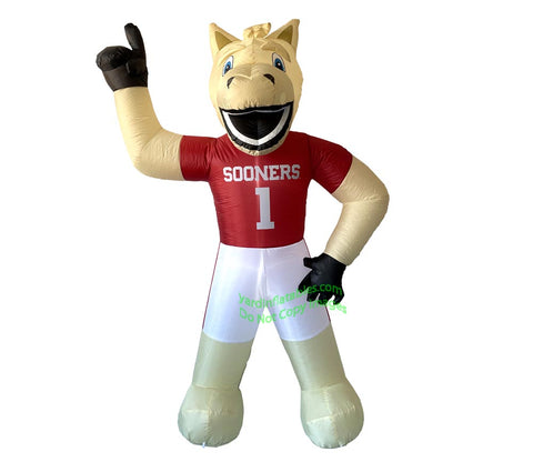 7' NCAA Inflatable Oklahoma Sooners Boomer Mascot