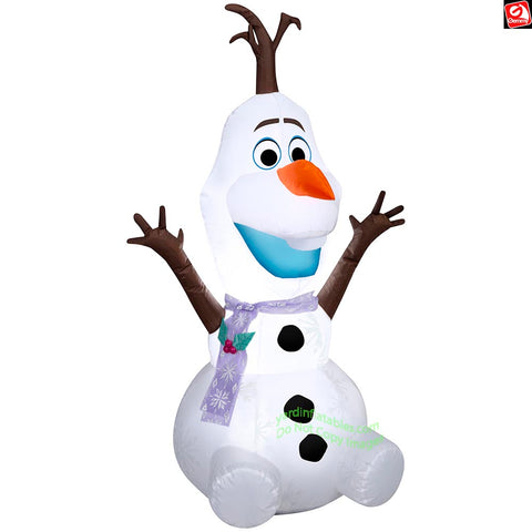 4' Gemmy Airblown Inflatable Christmas Disney's Frozen Olaf