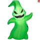 3.5' Gemmy Airblown Inflatable Halloween Nightmare Before Christmas Oogie Boogie