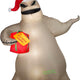 10.5' Gemmy Airblown Inflatable Oogie Boogie w/ Christmas Present