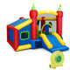 Kids Inflatable Bounce House with Slide and Ocean Balls Not Included Blower by Costway