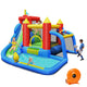 Inflatable Bounce House Splash Pool with Water Climb Slide by Costway