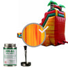 Image of Moose Supply Inflatable Bounce House Vinyl Repair Kit, Orange Marble with 4 oz. HH66 Glue