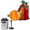 Image of Moose Supply Inflatable Bounce House Vinyl Repair Kit, Orange Marble with 4 oz. SX69 Glue