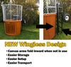 Image of Save on Orange Portable Dunking Booth with New Wingless Design Dunk Tank