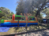 Image of 25' Rental Lite Rainbow Inflatable Splash and Ride Waterslide