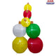 8' Air Blown Inflatable Pile of Christmas Ornaments
