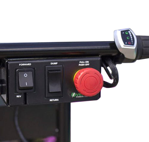 Electric Flatbed Wagon with 4WD and Extended Range Battery
