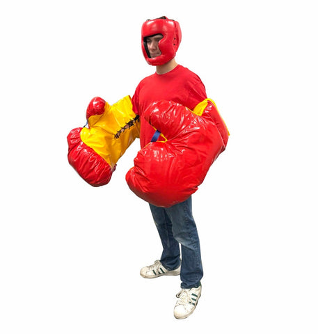 Oversized Boxing Gloves & Headgear Set