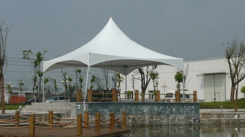 20' x 20' Premium High Peak Frame Party Tent - White
