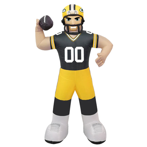 7' Air Blown Inflatable NFL Green Bay Packers Football Player Mascot