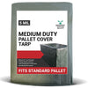 Image of 4' x 4' x 5' Green Pallet Cover Tarp
