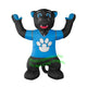 7' Air Blown Inflatable NFL Carolina Panthers Sir Purr Mascot