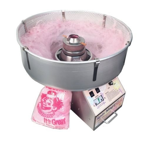 Paragon cotton candy machine Spin Magic 5 QR (Quick Release) Cotton Candy Machine with Metal Bowl by Paragon 768528105200 7105200QR Spin Magic 5 QR (Quick Release) Cotton Candy Machine with Metal Bowl by Paragon SKU# 7105200QR