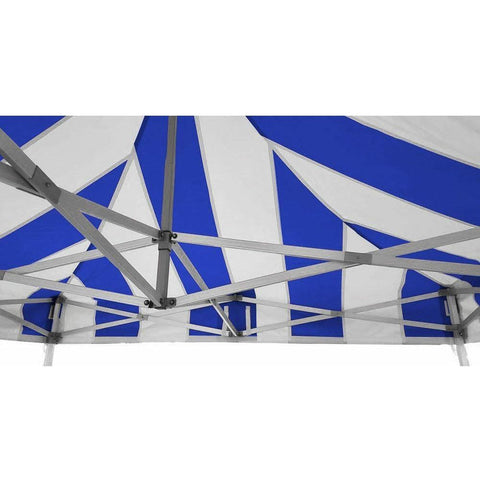 Party Tents Canopy Tents & Pergolas 10' x 10' Blue and White 50mm Speedy Pop-up Party Tent by Party Tents 754972368049 6884