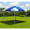 Image of Party Tents Canopy Tents & Pergolas 10' x 10' Blue and White West Coast Frame Party Tent by Party Tents 754972307598 3674