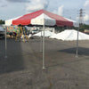 Image of Party Tents Canopy Tents & Pergolas 10' x 10' Red West Coast Frame Party Tent by Party Tents 754972307604 3689 10' x 10' Red West Coast Frame Party Tent by Party Tents SKU# 3689