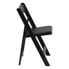 Image of Party Tents Canopy Tents & Pergolas 18" Black Resin Folding Chairs by Party Tents 754972308076 CY-RFBL