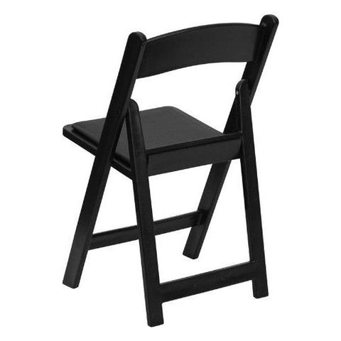 Party Tents Canopy Tents & Pergolas 18" Black Resin Folding Chairs by Party Tents 754972308076 CY-RFBL