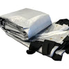 Image of Party Tents Direct Bounce Blowers & Accessories 33' x 48' Silver Heavy Duty Waterproof Hay Tarp Cover by Party Tents 754972327886 193-Party Tents