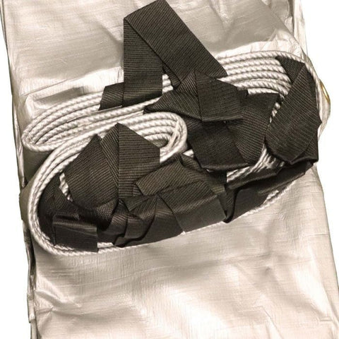Party Tents Direct Bounce Blowers & Accessories 33' x 48' Silver Heavy Duty Waterproof Hay Tarp Cover by Party Tents 754972327886 193-Party Tents