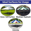 Image of Party Tents Direct Canopies & Gazebos 10' x 10' Blue PVC Weekender West Coast Frame Party Tent by Party Tents 754972302661 1410-Party Tents 10' x 10' Blue PVC Weekender West Coast Frame Party Tent Party Tents